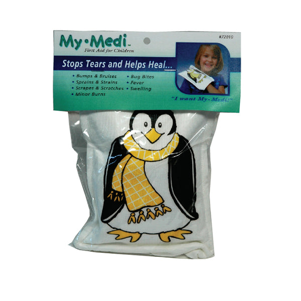 MY-MEDI Cold Compress Penguin, puppet-like design, soothing cold for children, First Aid Cold Compress for Children